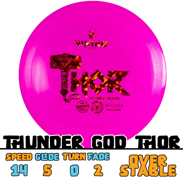 Viking Discs Thunder God Thor distance driver disc