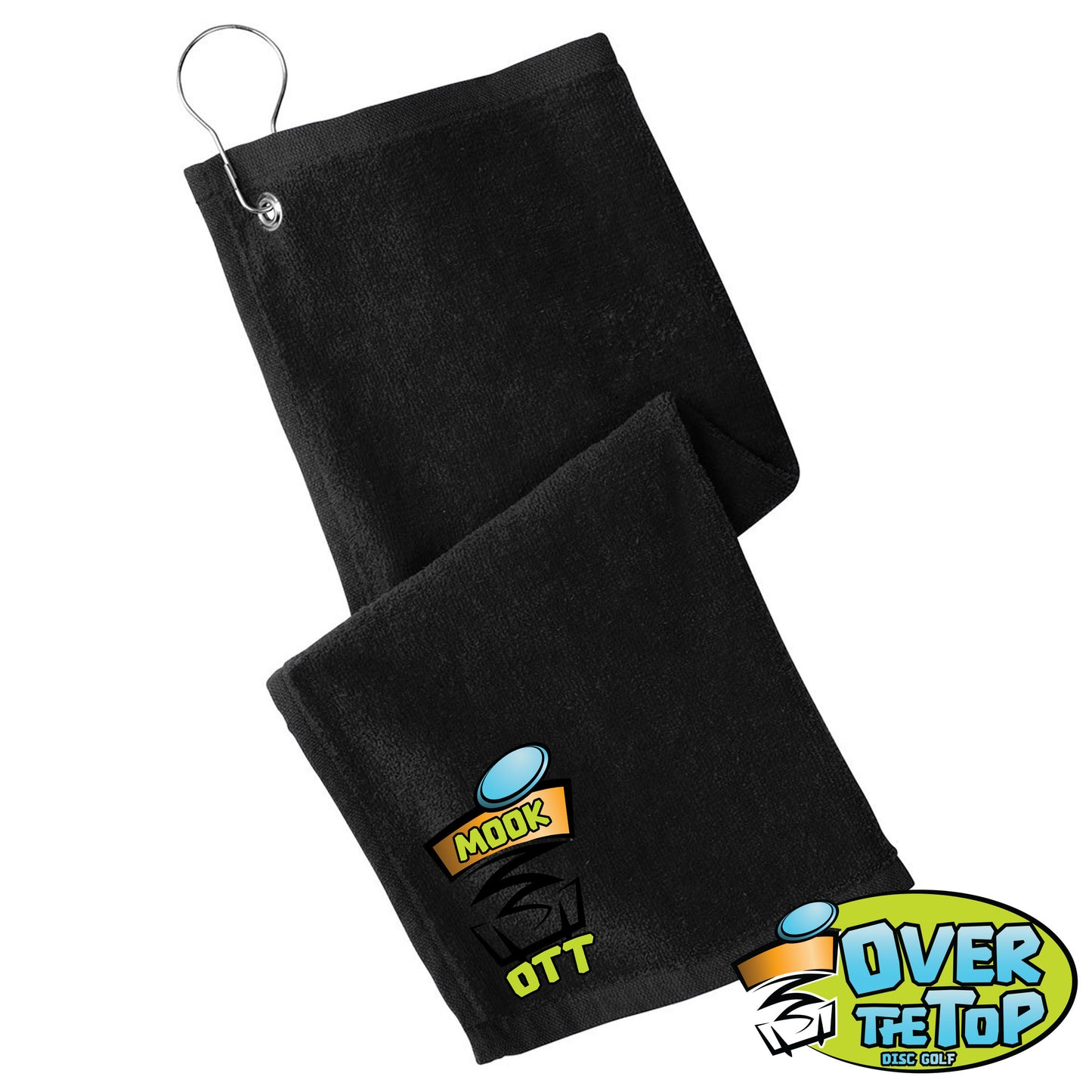 Over The Top Disc Golf Grommeted Hemmed Towel