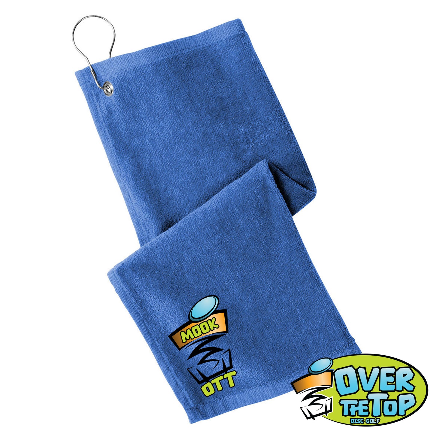 Over The Top Disc Golf Grommeted Hemmed Towel