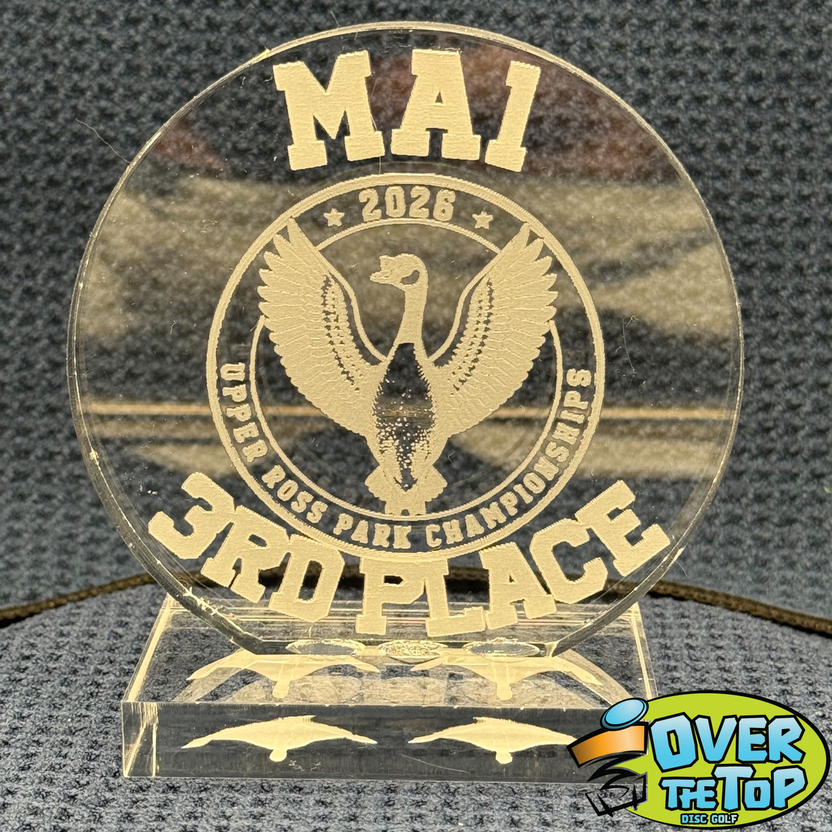 Custom Acrylic 1/2" Thick Trophy