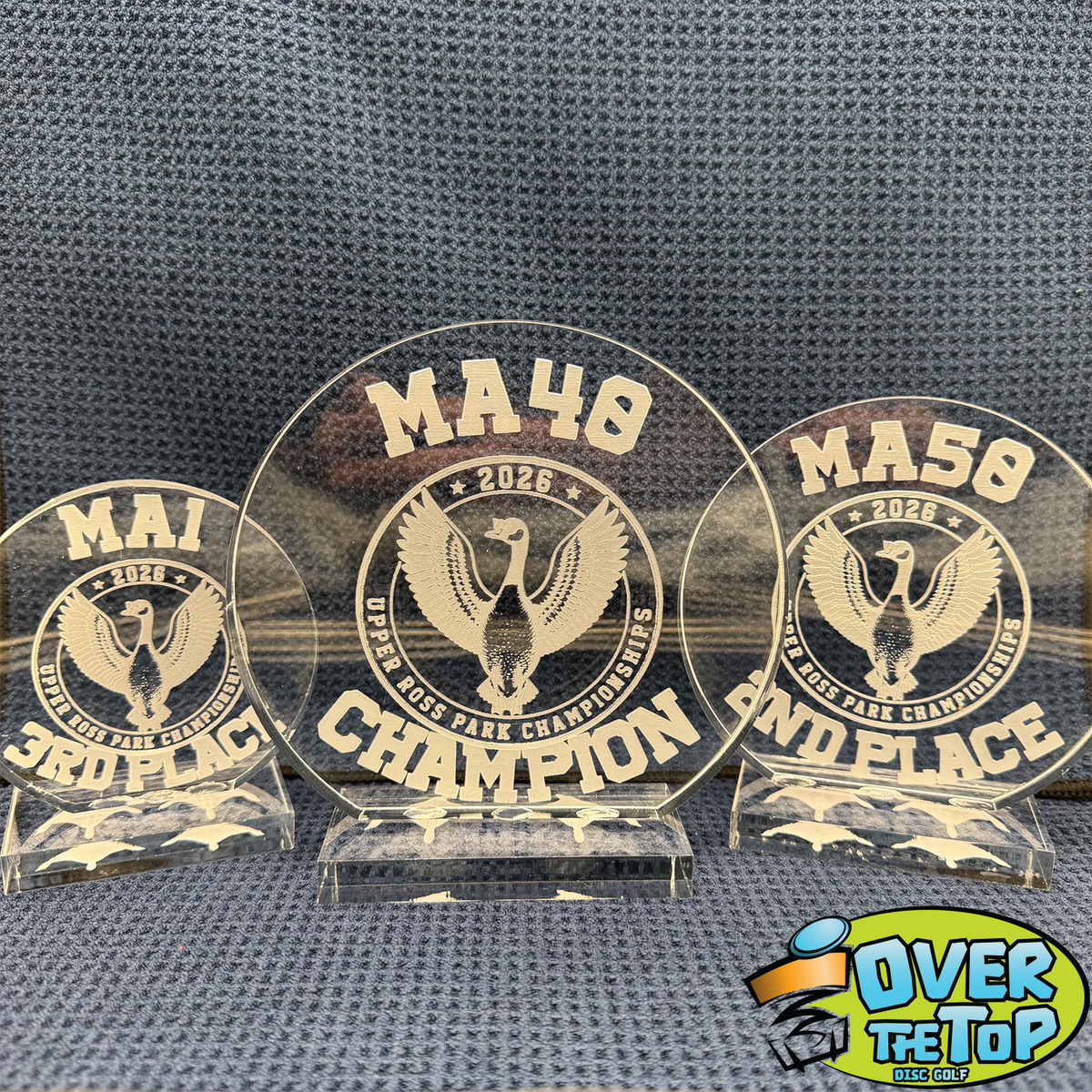 Custom Acrylic 1/2" Thick Trophy