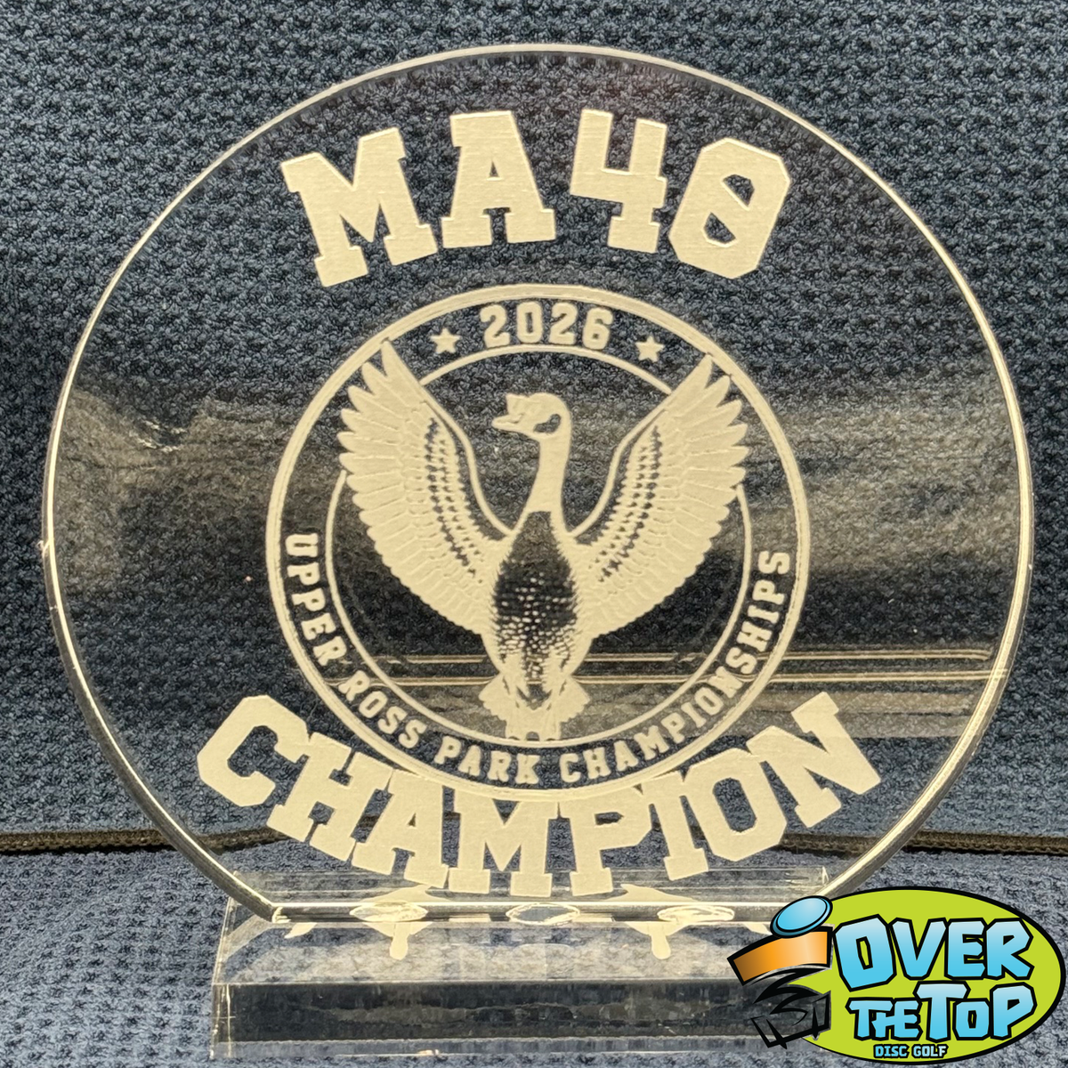 Custom Acrylic 1/2" Thick Trophy
