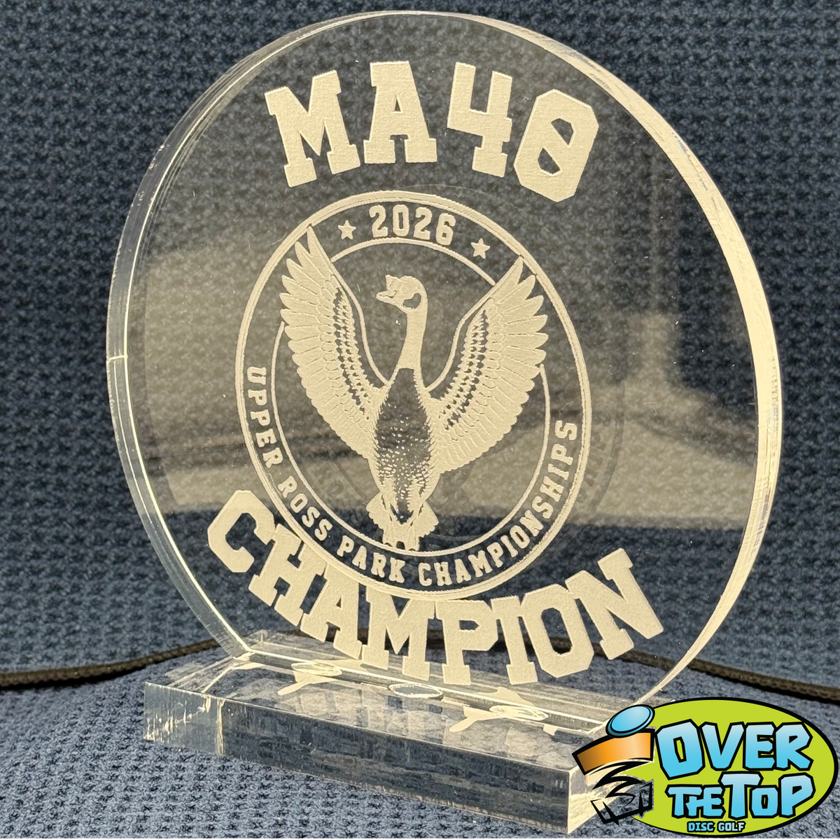 Custom Acrylic 1/2" Thick Trophy