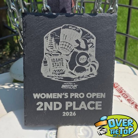 Rectangle Slate Disc Golf Trophy