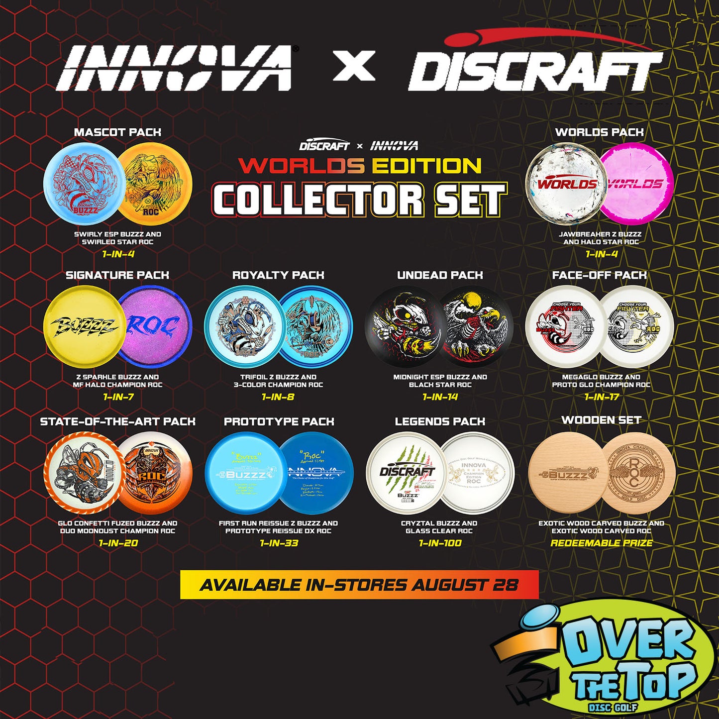 Pro Worlds 2026 Discraft Innova Collector Sets