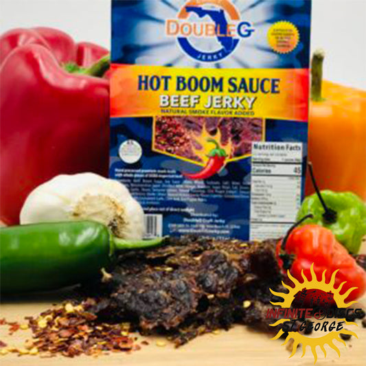 Double G Craft Beef Jerky Hot Boom Sauce