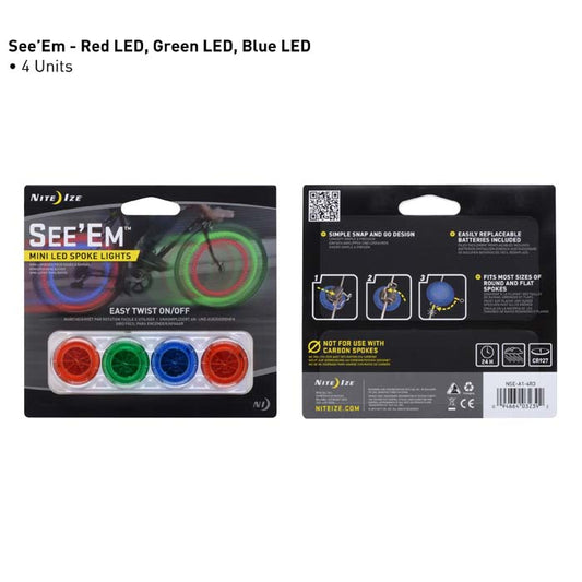 Nite Ize See Em Spoke Lights 4-Pack
