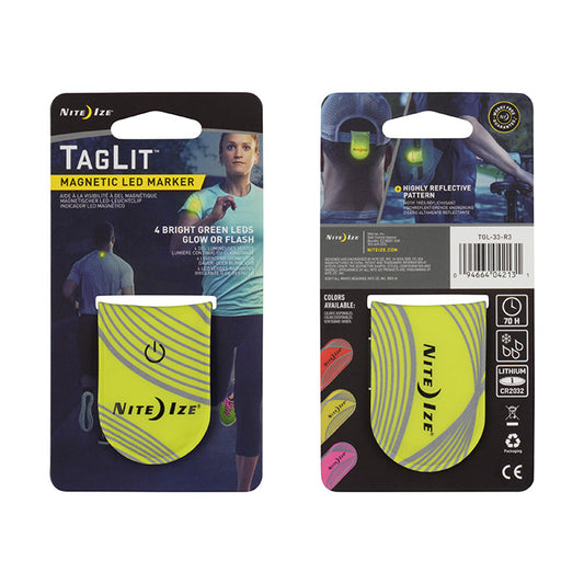 Nite Ize TagLIt Magnetic LED Marker Neon Yellow Green